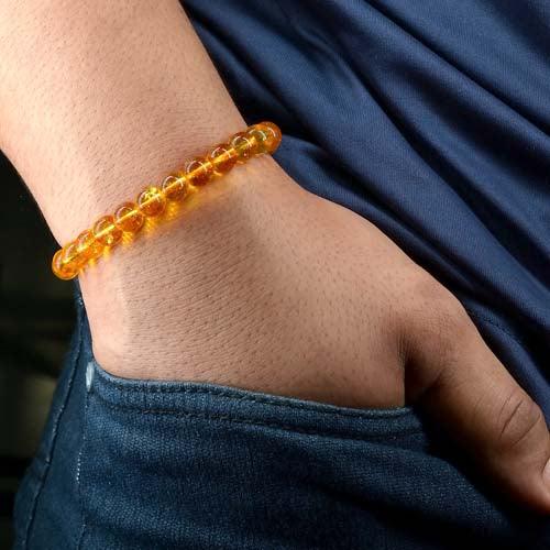 Natural Citrein Braclete